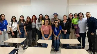 Group photo with participants of the course at Universidad de Sonora.